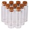 100 Small Glass Bottles with Cork Stoppers,15ml Glass Vials Tiny Jars for Wedding Favors Party Gift Room Decoration Seed Storing Containers Art Paint Display